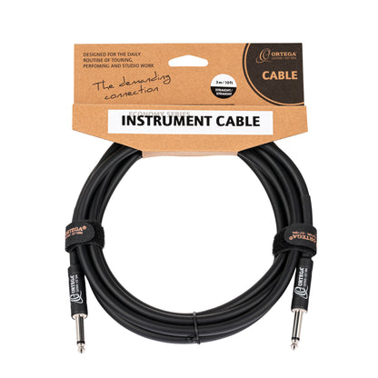 Câble instrument ORTEGA Jack/Jack, 3 mètres, noir