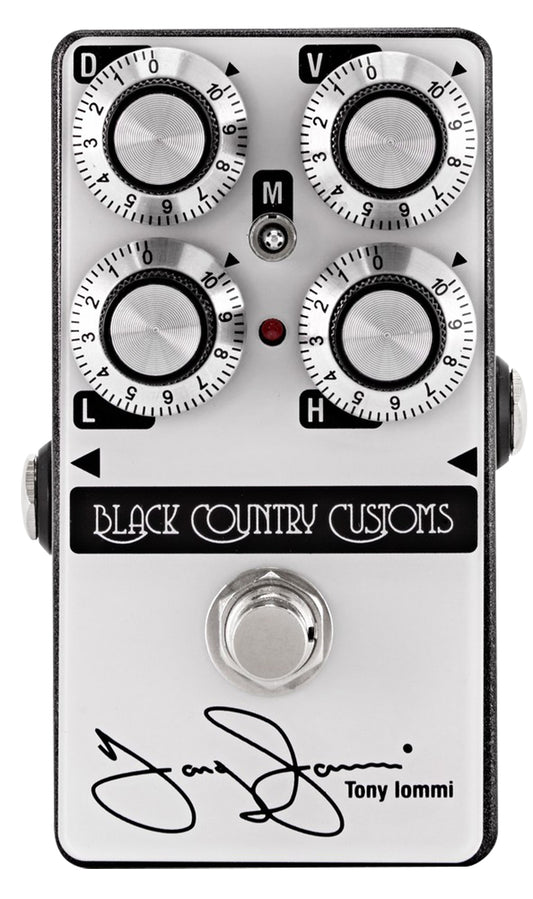 Pédale boost signature Tony Iommi, série limitée, argent