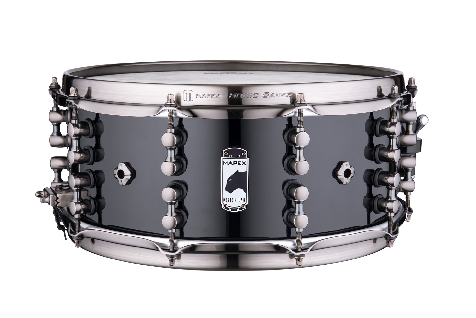 Caisse claire Mapex Black Panther Design Lab"The Maximus" 14 x 6", signée Jeff Hamilton, acajou
