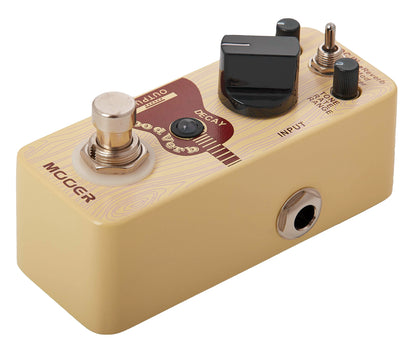 Pédale WOODVERB, réverb numérique pour guitare acoustique 3 modes, boîtier métal, true bypass, imitation bois