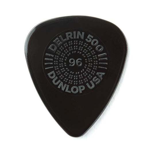 Sachet de 12 médiators Prime Grip DELRIN 500 0.96 mm (noir)