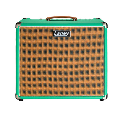 Ampli guitare électrique 60W, 1x HP 12" HH, 2 canaux, EQ 3 bandes, réverb, tremolo, chorus, boucle d'effet, sea foam green