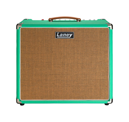 Ampli guitare électrique 60W, 1x HP 12" HH, 2 canaux, EQ 3 bandes, réverb, tremolo, chorus, boucle d'effet, sea foam green