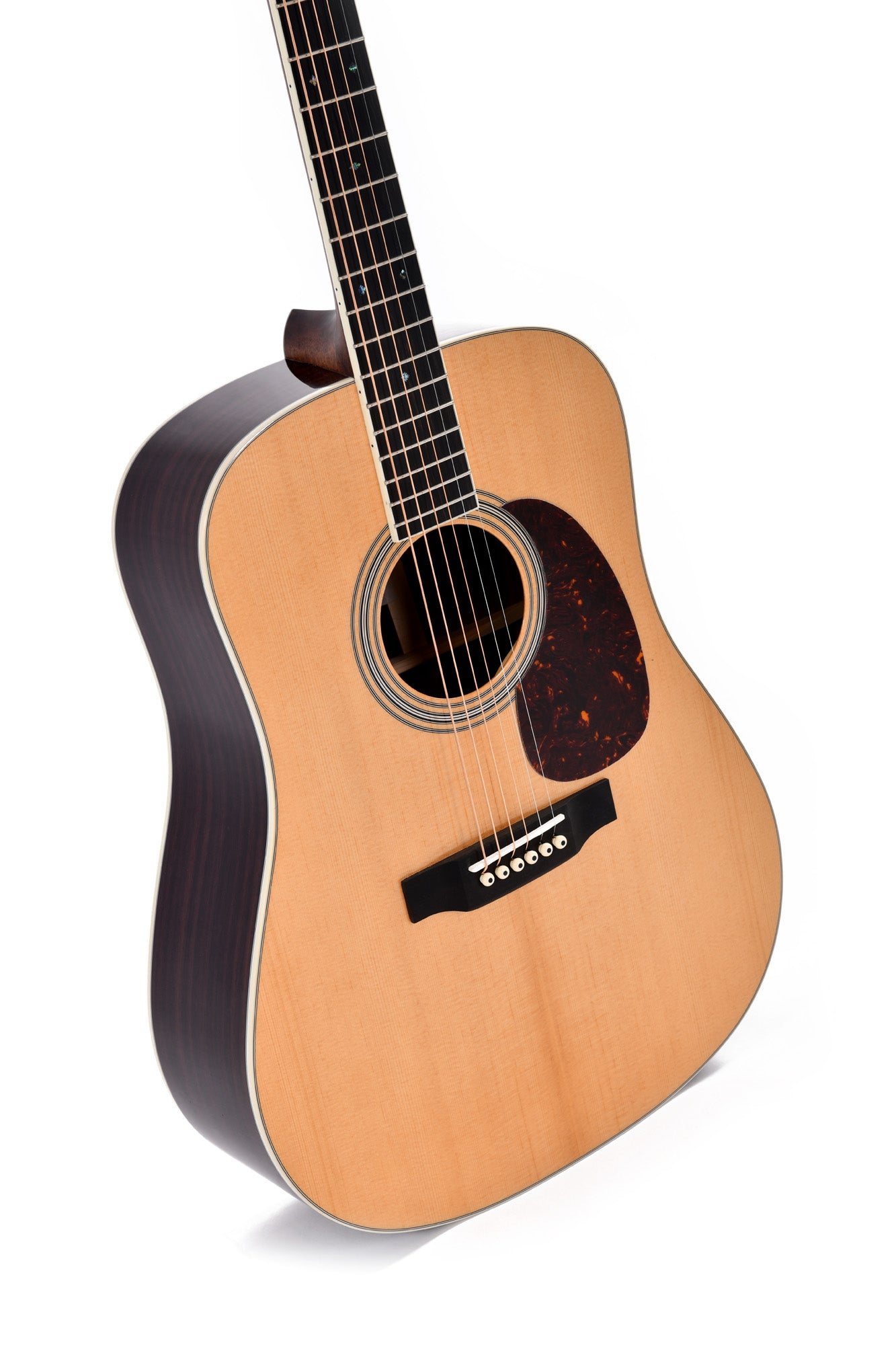 Modèle SDR-35, Dreadnought, table épicéa massif, f/e palissandre massif, touche ébène, étui, naturel brillant