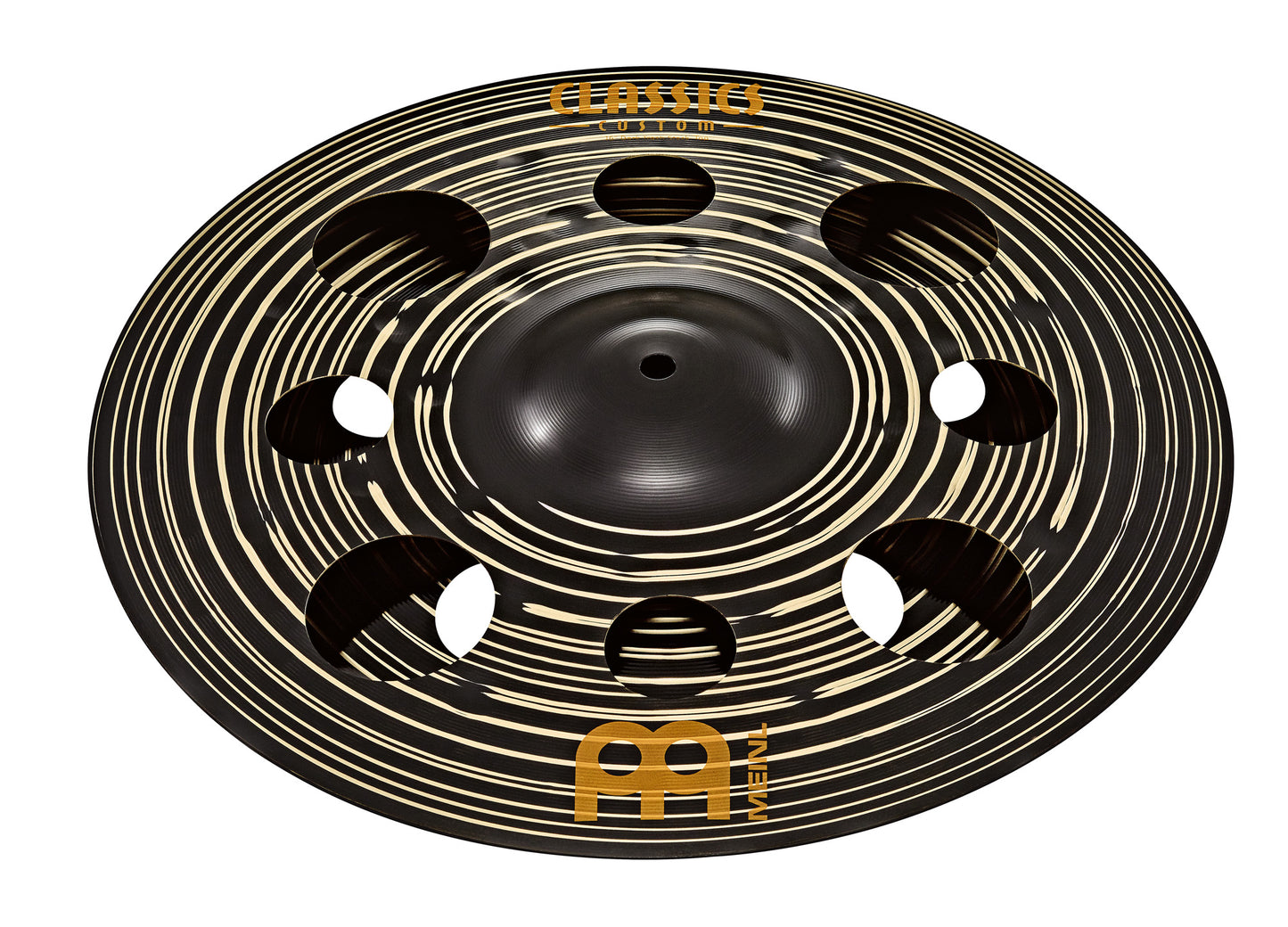 Stack meinl Classic Custom 16" Trash Dark, alliage bronze B10, Finition dark