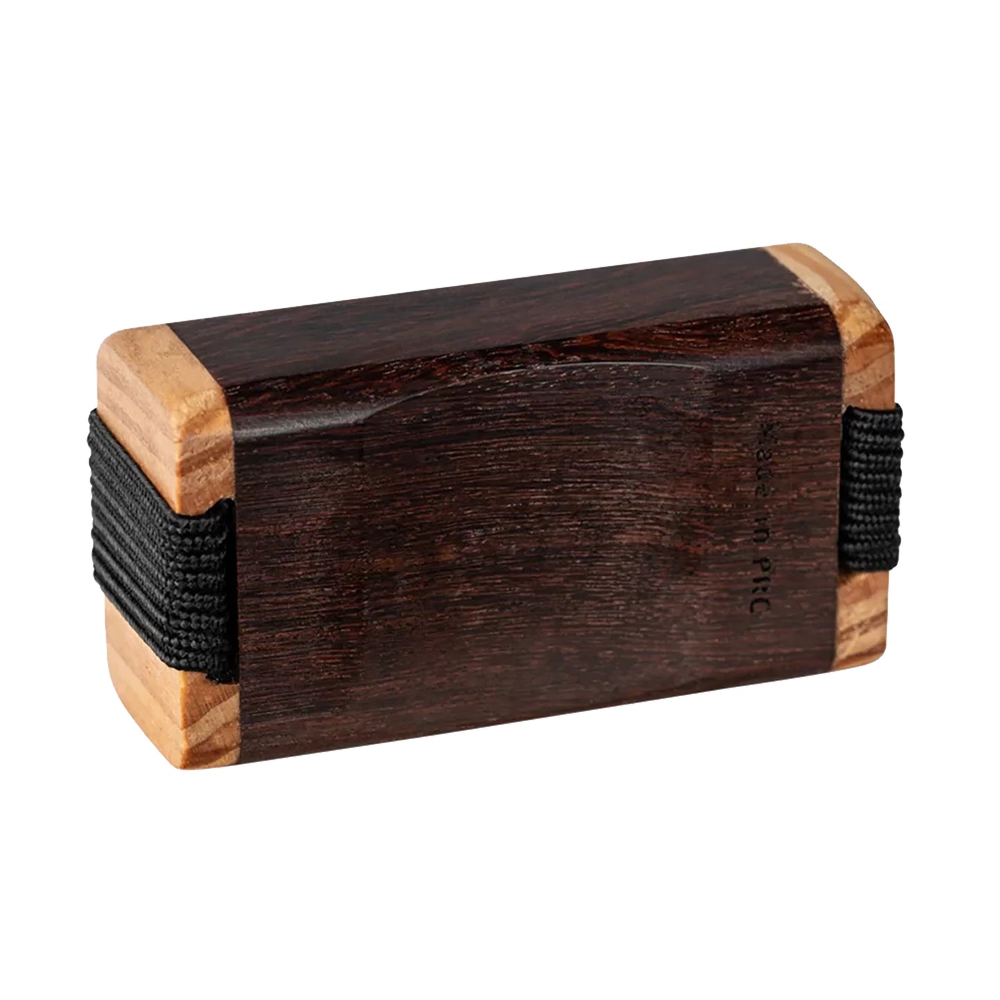 OFSW-L, shaker pour doigt bois Ortega, cassier, cèdre rouge et Tigerwood, taille large, bande élastique, finition naturelle
