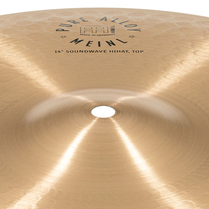 Hithat 14" Soundwave Meinl Pure Alloy fini Traditional martelé