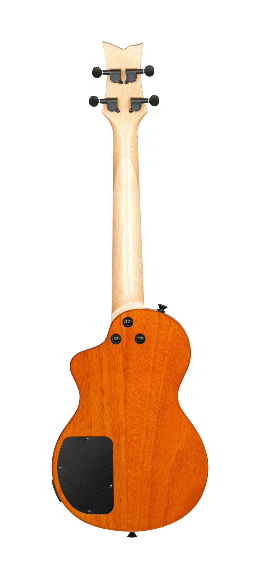 NEO-U-TGB, modèle Ténor, pan coupé, EQ MagusExpress, table érable flammé, corps okoumé, manche érable, housse, tobacco burst