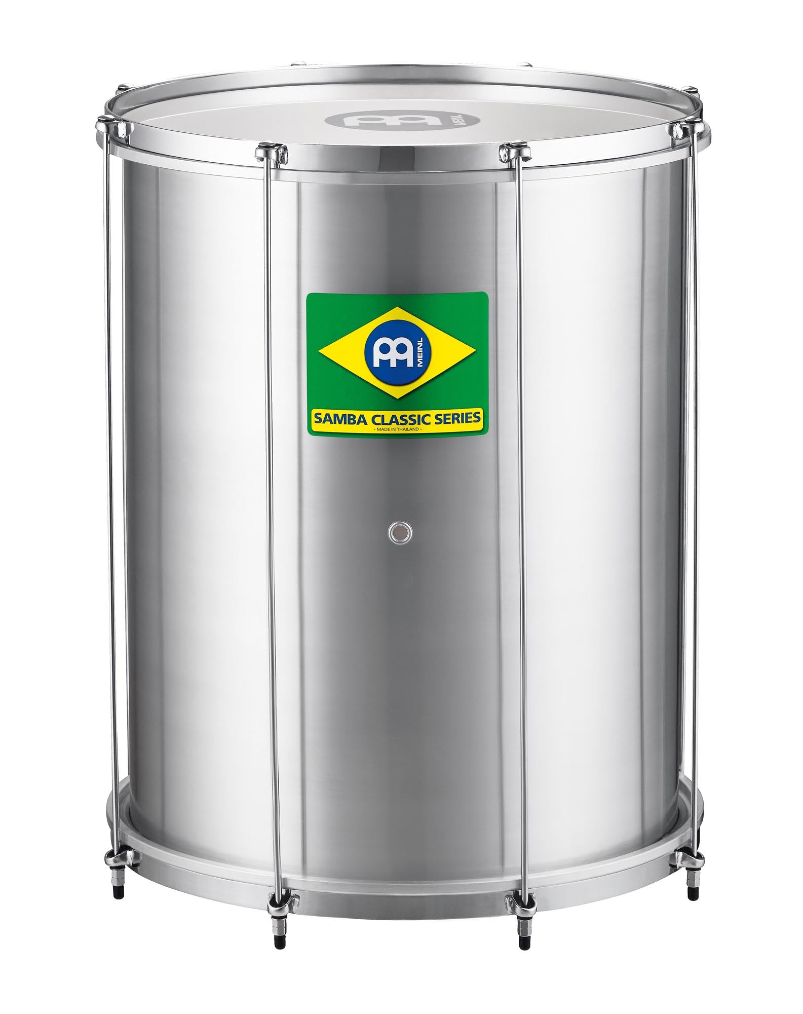 Surdo Classic 18 x 22", 8 tirants, fût en aluminium, peau synthétique, cercle et fût traditionnels, accastillage chromé