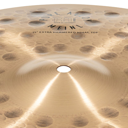 Hithat 15" Extra Hammered Meinl Pure Alloy fini traditional martelé