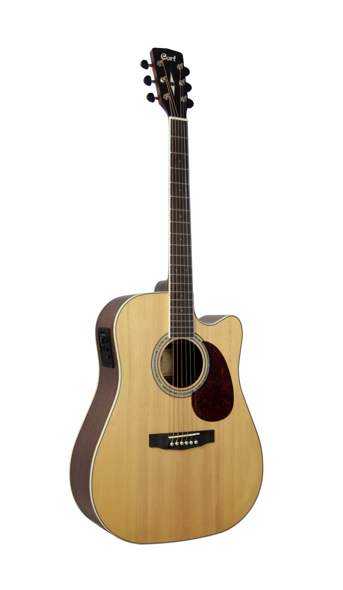 MR710F, table épicéa massif, fond & éclisses acajou, manche acajou, touche palissandre, EQ Fishman Presys