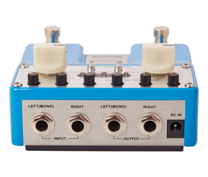 Pédale REVERIE CHORUS, chorus numérique 5 modes plus 8 effets de modulation, 5 presets utilisateur, bleu