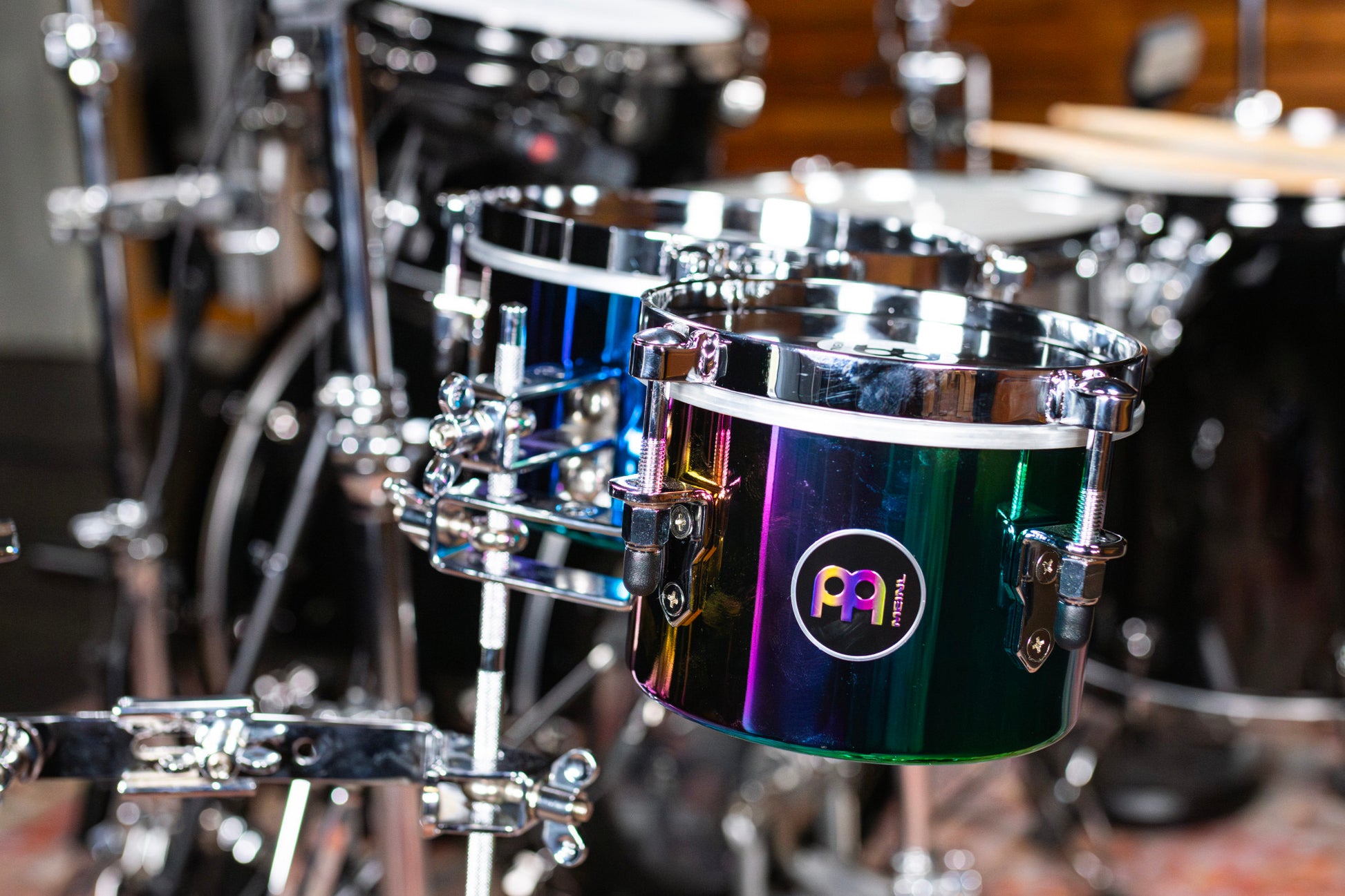 Jeu mini timbales Spectrum 6 & 8", fûts acier, Spectrum Series