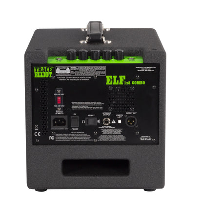 Ampli basse 200W RMS, HP 1x 8", EQ 3 bandes, contrôle du Gain, sortie DI, sortie casque, finition noir