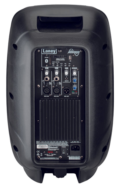 Enceinte polyvalente AH110-G2, 400W, HP 10" + compression 1", 3 canaux, lecteur média SD/USB/BLUETOOTH, 11.5 kg, noir