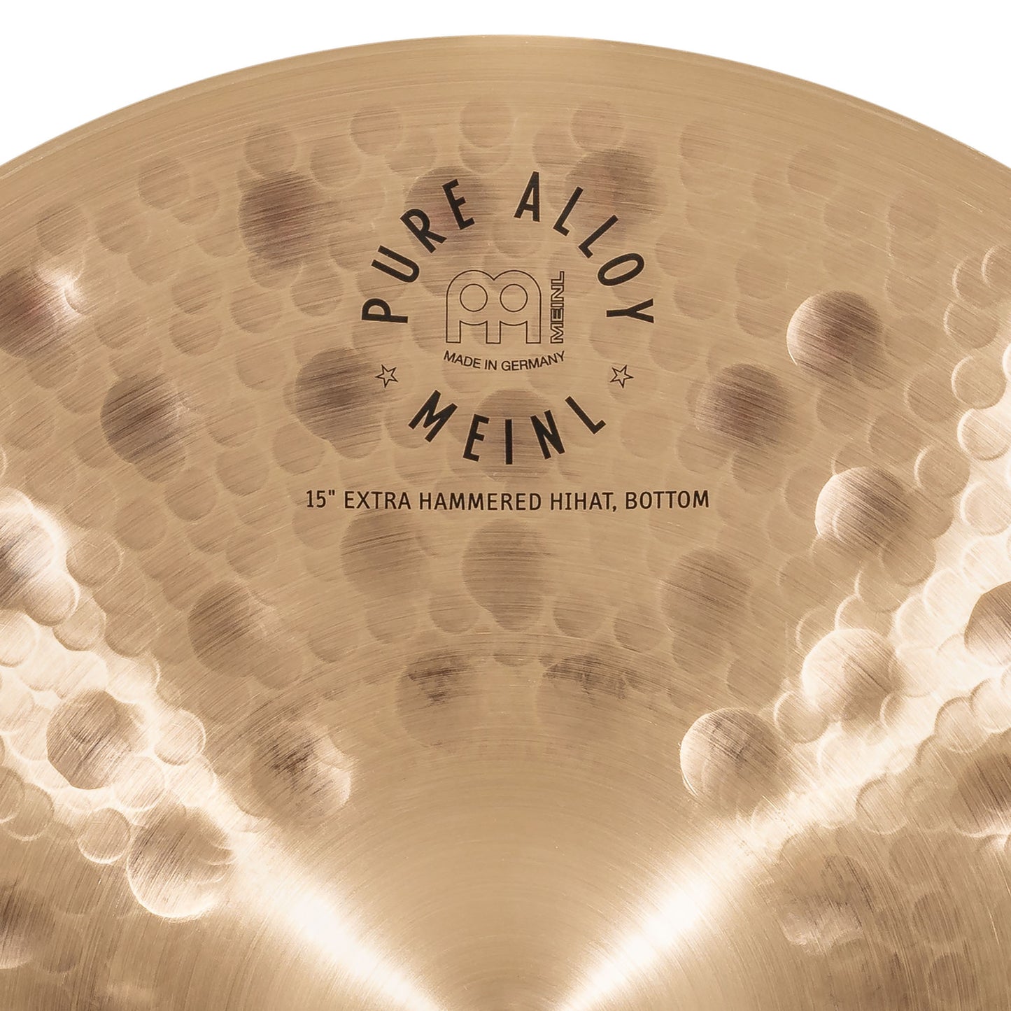 Hithat 15" Extra Hammered Meinl Pure Alloy fini traditional martelé