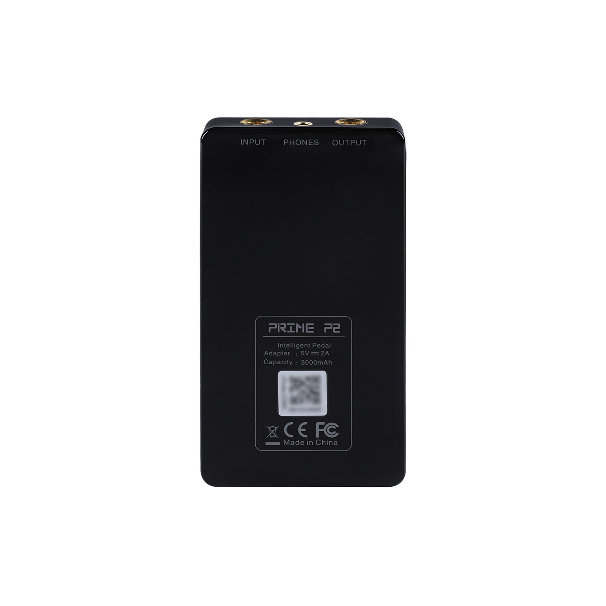 Interface PRIME P2, pour guitare électrique, écran tactile, technologie MNRS de modélisation d'amplis et d'effets, noir