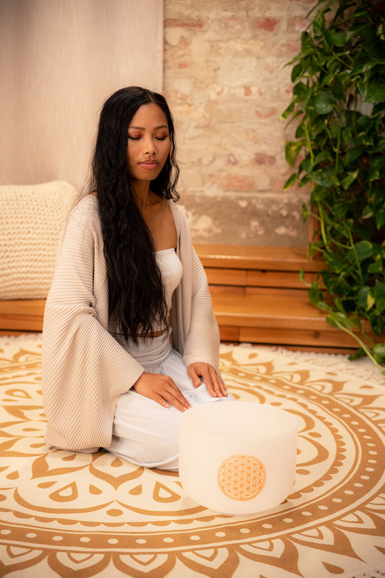 SINGING BOWL SONIC ENERGY CRISTAL 10"