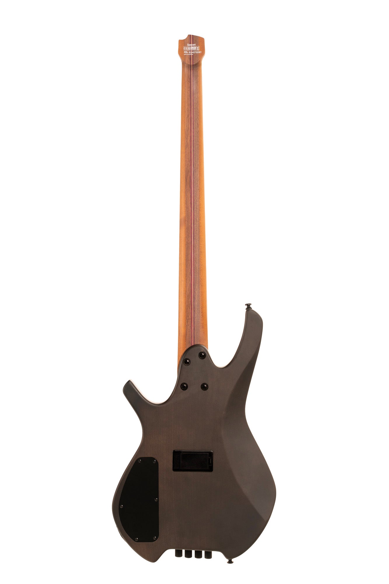 SPACE 4 BSDB, corps érable, table peuplier figuré, manche 7 pièces, micros et EQ Bartolini MK-1, star dust black, housse