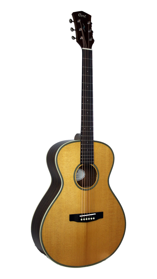 Essence MC4, table épicéa Sitka massif torréfié, f/e acajou, touche & chevalet palissandre, semi brillant