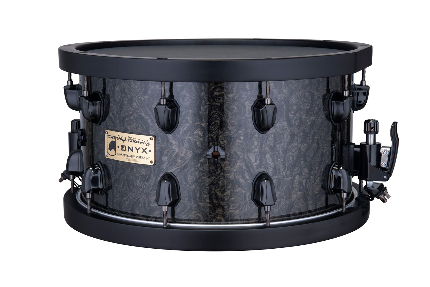 CC MAPEX BP 14 X 8" RALPH PETERS, CERCLES BOIS, ACCASTILLAGE NOIR, FINITION BLACK BURST