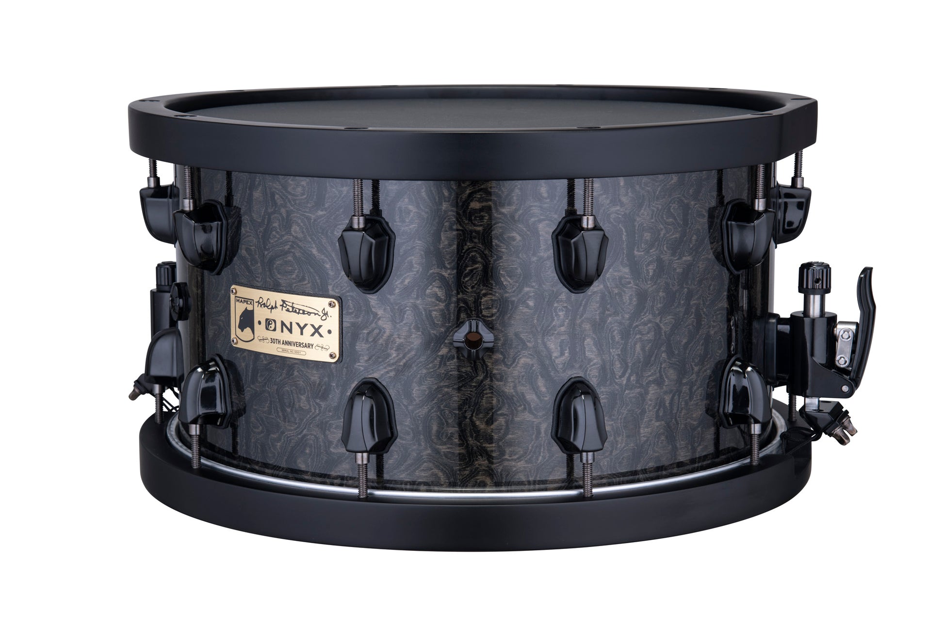 CC MAPEX BP 14 X 8" RALPH PETERS, CERCLES BOIS, ACCASTILLAGE NOIR, FINITION BLACK BURST