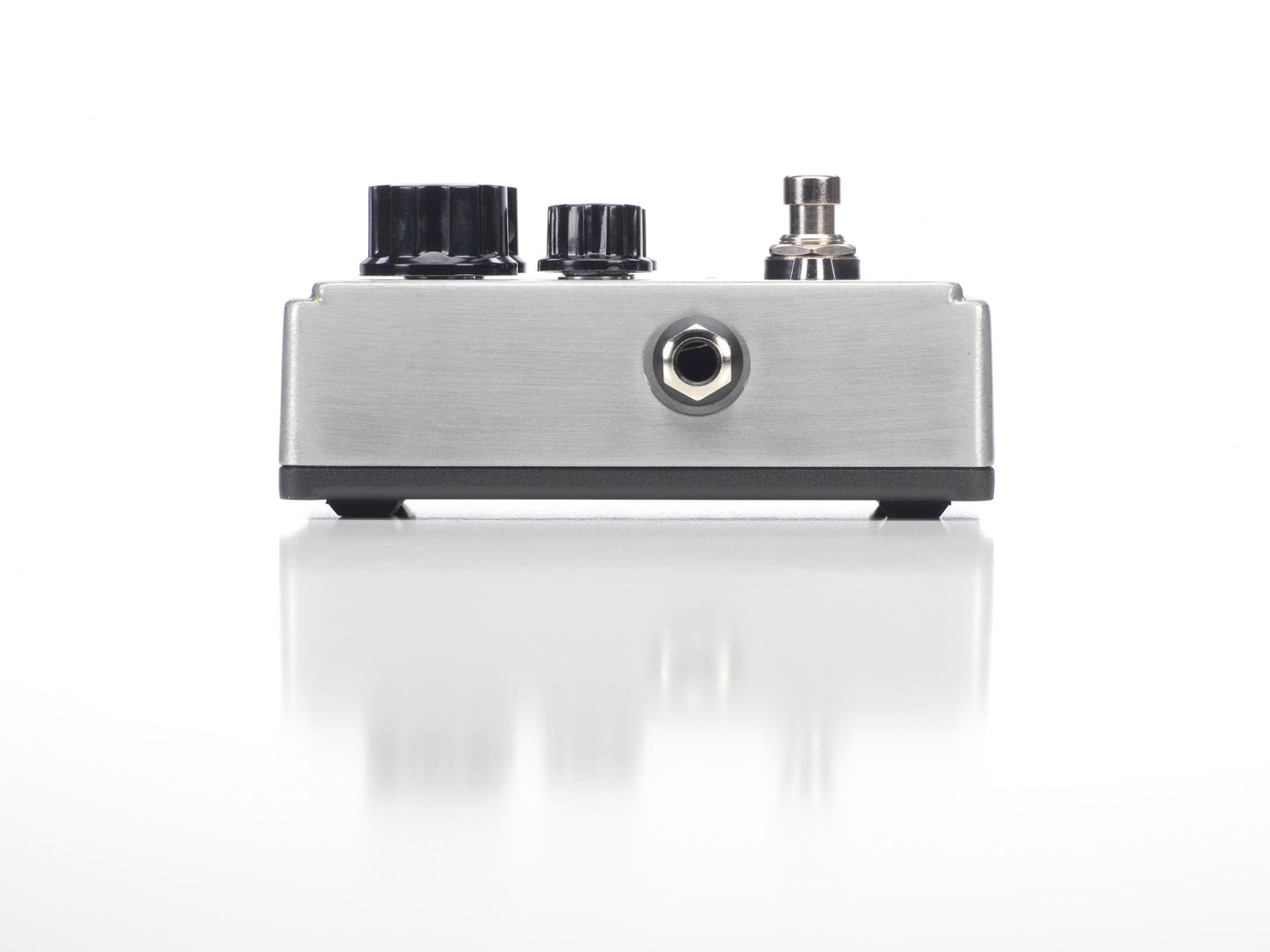 Pédale GUNSLINGER, distorsion Mosfet, fonctionnement sous 9 ou 18V, True Bypass, métal brossé