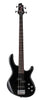Cort Action Plus 4-snarige zwarte gitaar