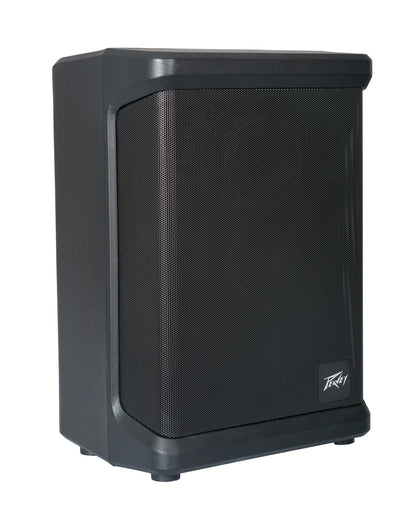 Système de sonorisation 90W, 3x tweeter 2,5", 1 woofer 6,5", 4 canaux, 2 entrées XLR, 2 entrées jack, Bluetooth, autonomie 10h