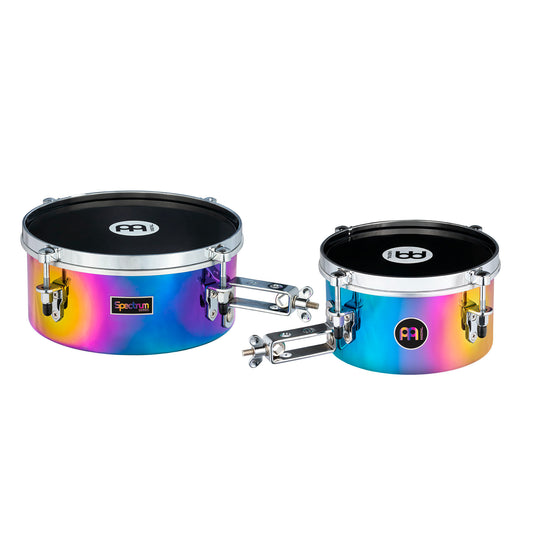 Jeu mini timbales Spectrum 8 & 10", fûts acier, Spectrum Series