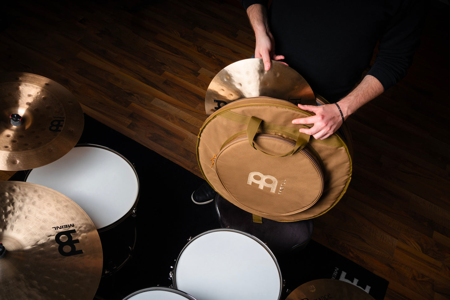 HOUSSE MEINL CYMBALES 22" AVEC COURROIES