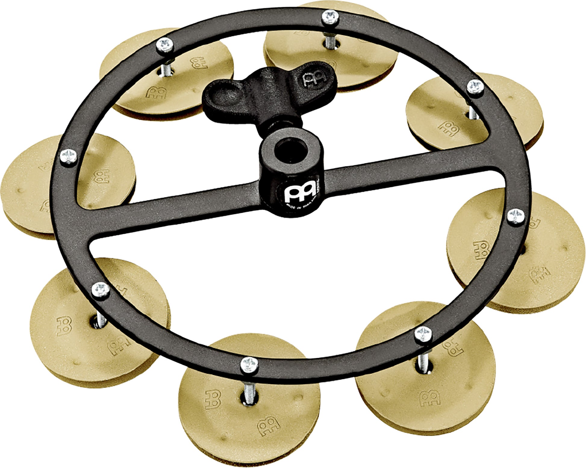 TAMBOURIN CHARLESTON MEINL 5" SIGNATURE BENNY GREB, CYMBALETTES EN LAITON, NOIR