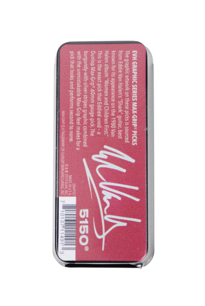 Boite de 6 médiators Eddie Van Halen Shark 0.60 mm