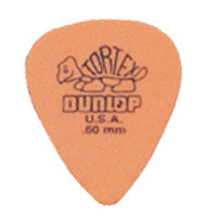 Sachet de 12 médiators TORTEX 060 (orange)