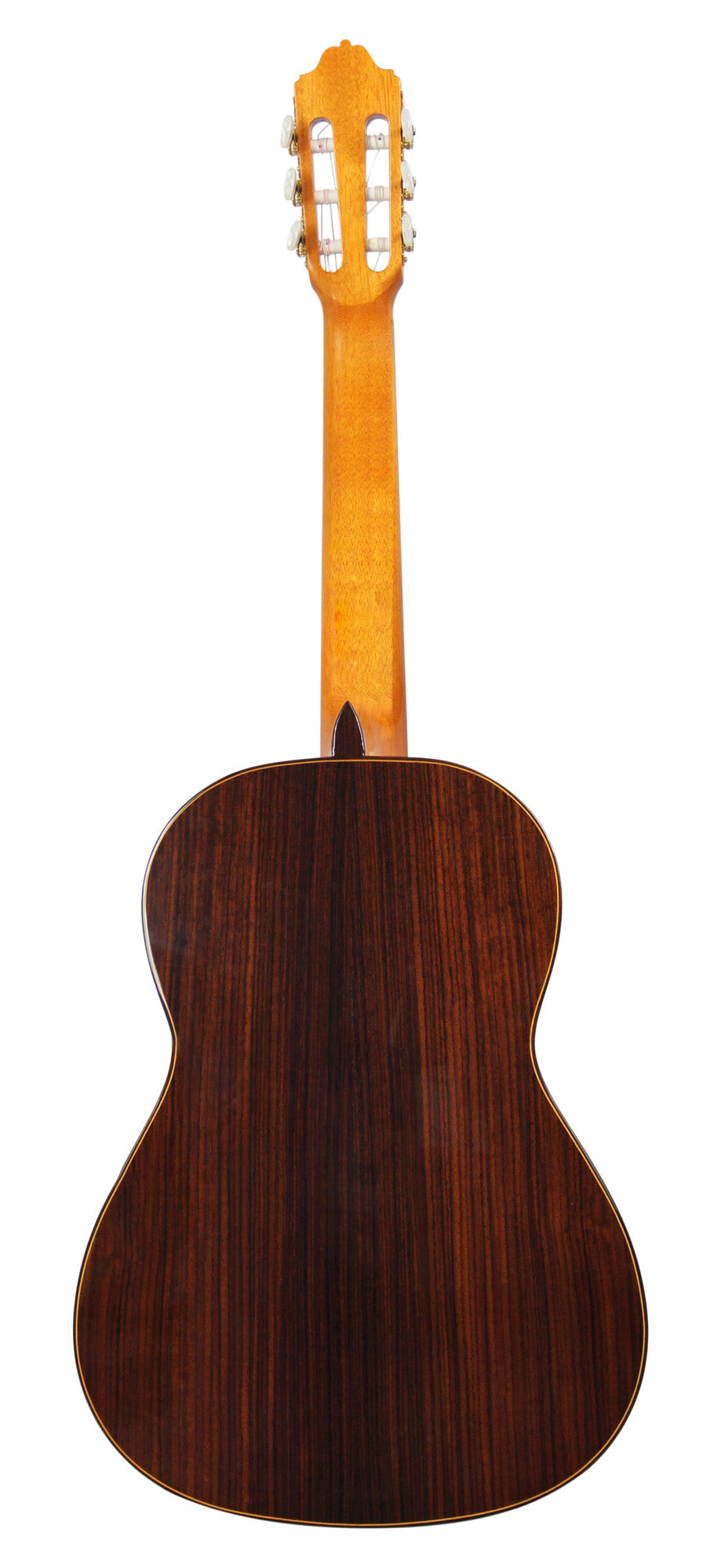 MOD.7, table cèdre massif, fond & éclisses palissandre, touche palissandre, modèle gaucher