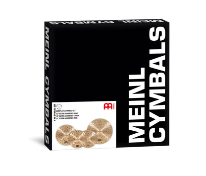 Pack de cymbales complet Meinl Pure Alloy 15"18"22" bronze Pure Alloy fini traditional martelé