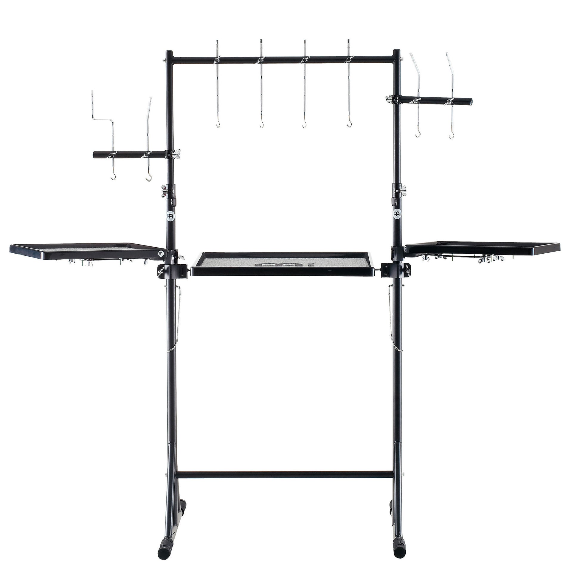 Workstation complet pour percussions, tables en fibre de verre, structure acier, totalement personnalisable, noir poudré
