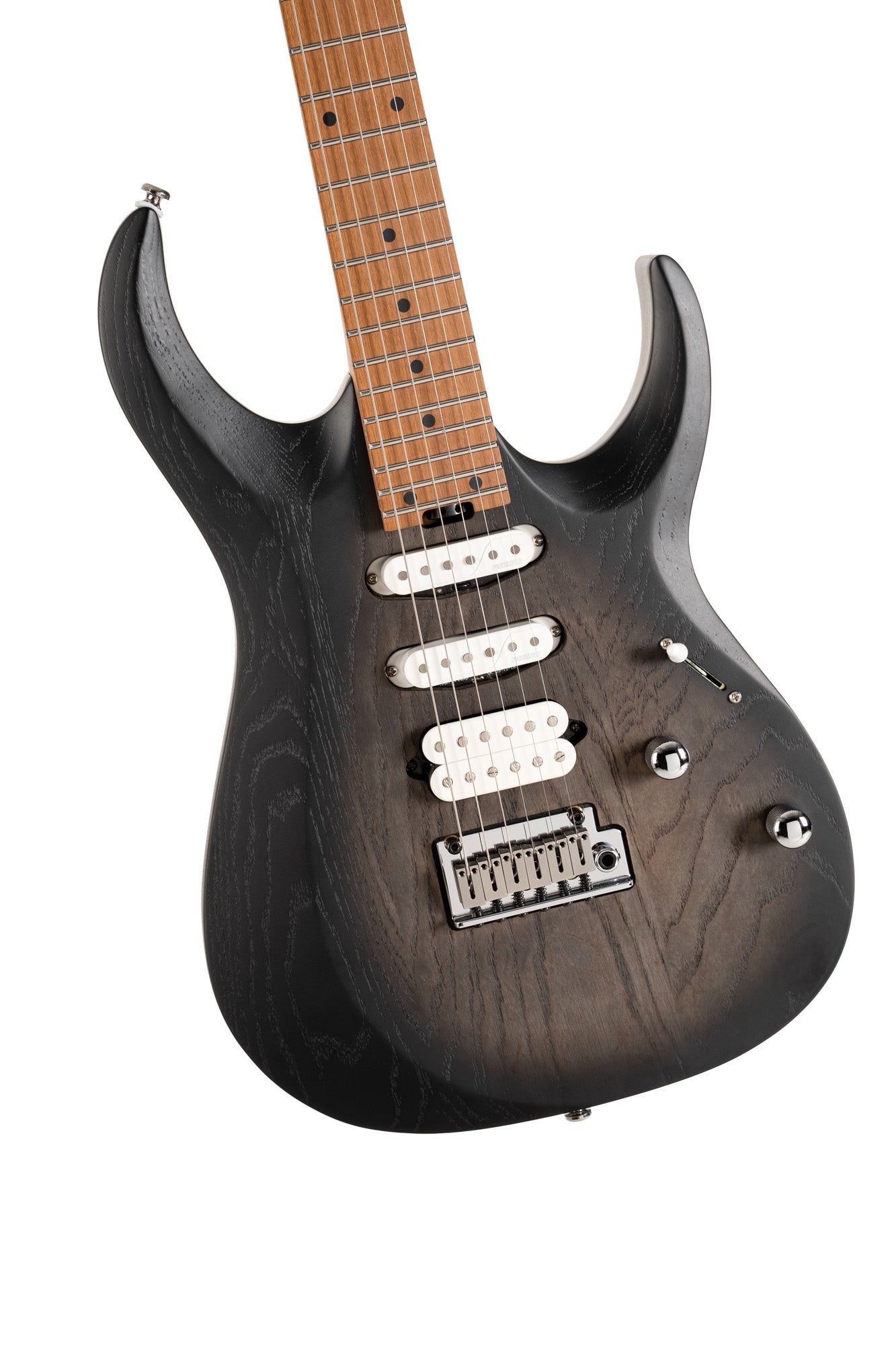 X700 Triality, corps frêne, touche érable, trémolo CFA-III, micros Fishman Fluence, housse, black burst