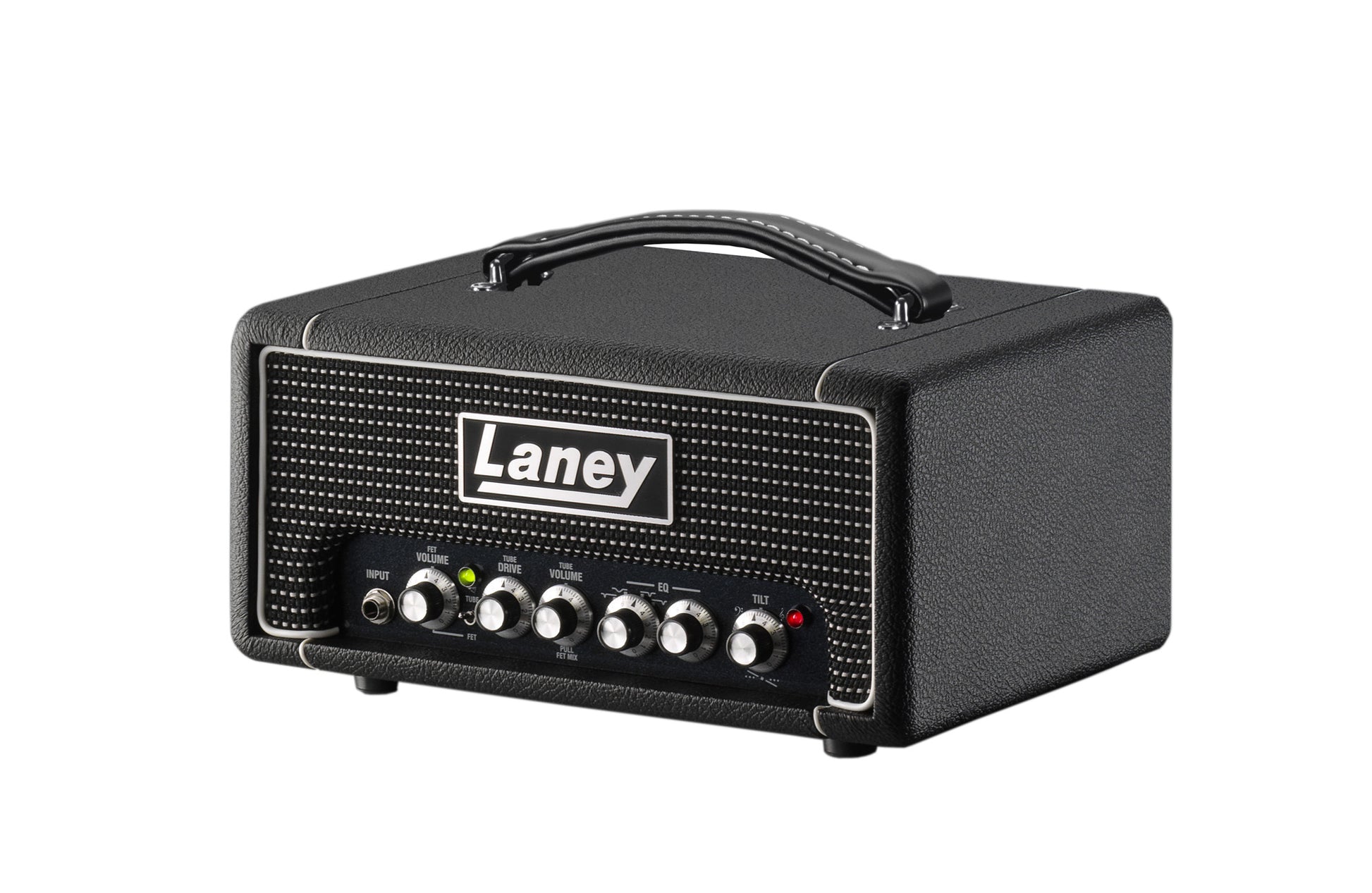Tête basse amplifiée DB200H, amplification 200W Class D, pré-amplification type lampe et transistor, 2 canaux, noir