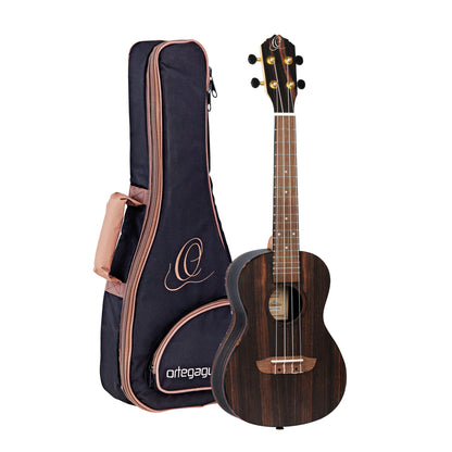 RUEB-CC, modèle Concert, table ébène, fond & éclisses ébène, touche & chevalet noyer, housse deluxe, satiné pores ouverts