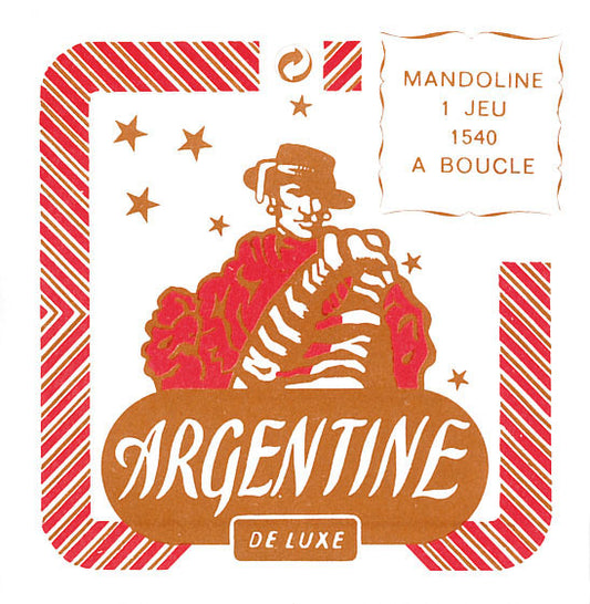 Jeu pour mandoline 8 cordes, à boucle