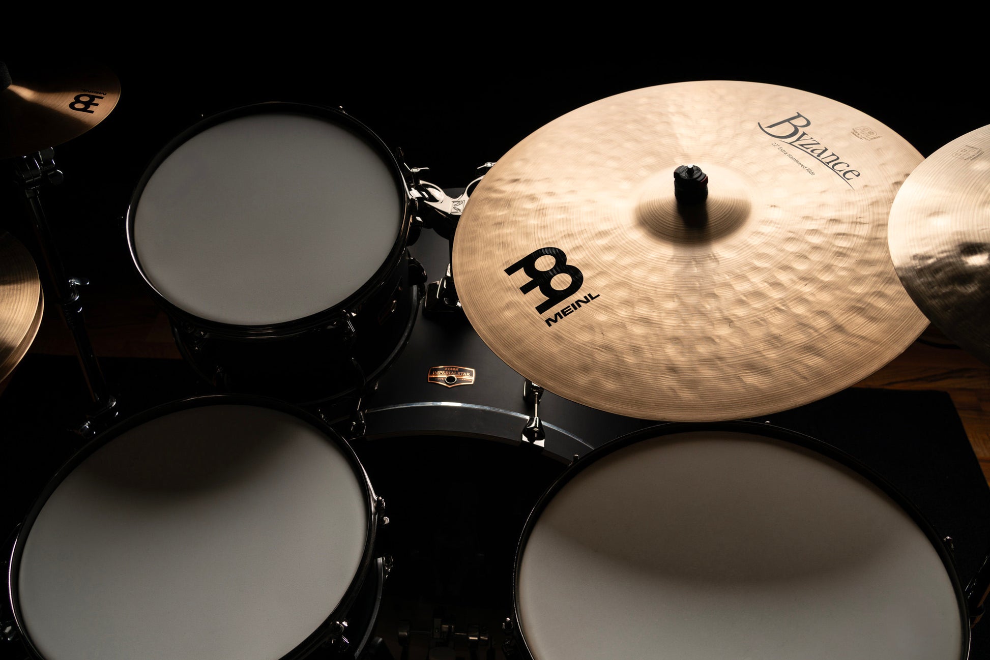 Ride Traditional 22" Extra Hammered, Alliage bronze B20, Martelée à la main, Finition traditionnelle