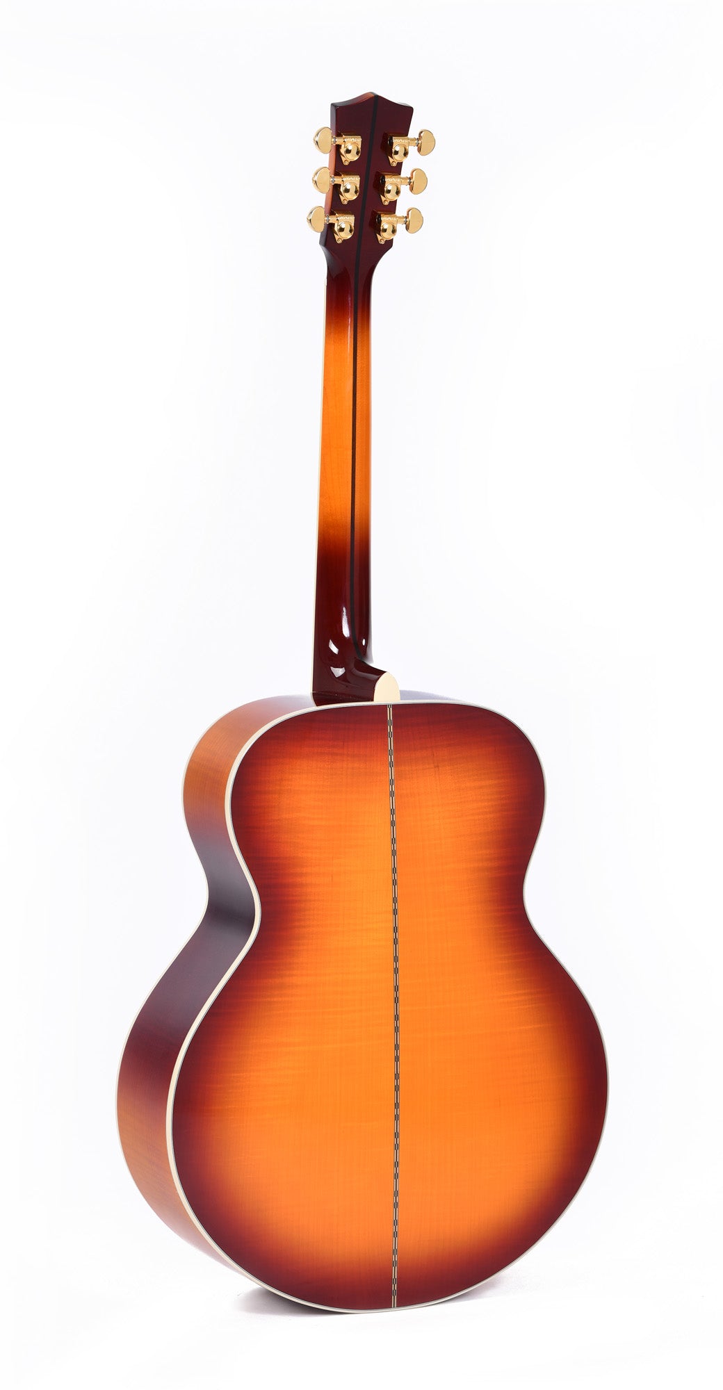 Modèle SGJA-SG200, Grand Jumbo, table épicéa massif, f/e érable flammé massif, EQ LR Baggs, autumn burst