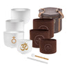 SONIC ENERGY CSBSETOM4 SET 4 SINGING BOWL CRYSTAL
