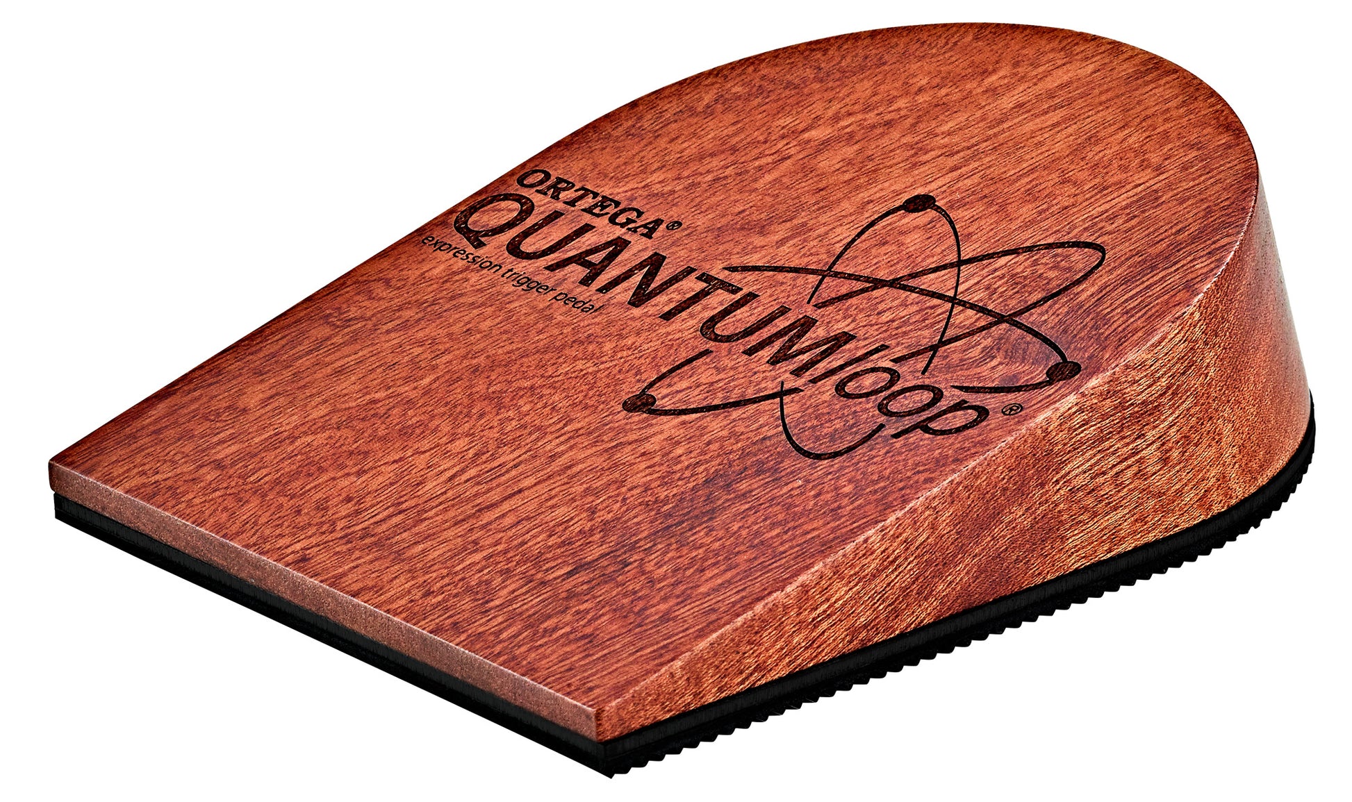 Pédale trigger QUANTUM EXP, boitier acajou massif, permet de se connecter à l'entrée trigger du Quantum Loop, pile 9V fournie