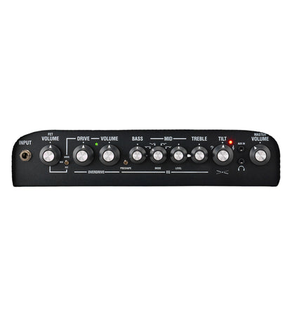 Tête basse DBF200H, amplification 200W Class D, 2 canaux (FET/DRIVE), EQ 3 bandes, TILT et PRESHAPE, noir