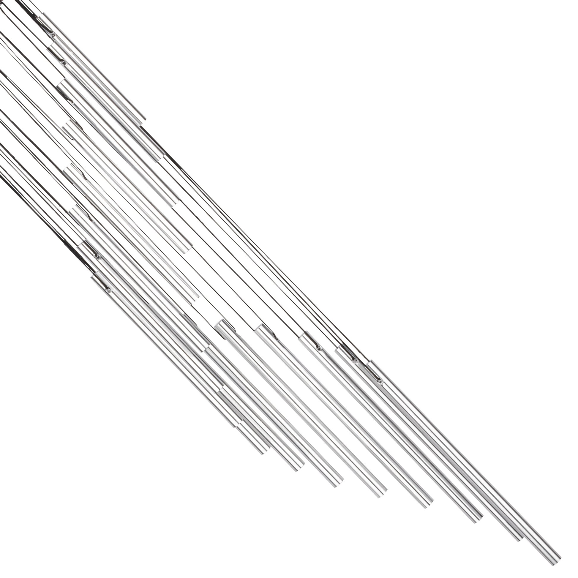 CHIMES SONIC ENERGY SPIRAL 29", ARGENT