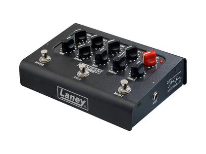 Ampli BCC-LOUDPEDAL-IMM 60W, 2 canaux, égalisation 3 bandes, switch Boost, Reverb, Tone, sortie DI, avec alimentation 24V, noir