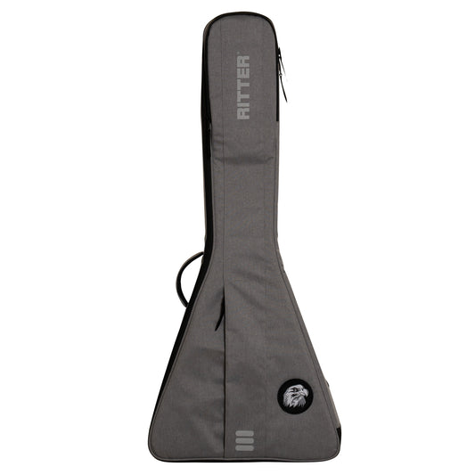 Housse CAROUGE 3 pour guitare électrique type Flying V, gris
