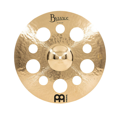 CRASH MEINL BYZANCE 18" BRILLANT TRASH, ALLIAGE BRONZE B20, MARTELÉE A LA MAIN, FINITION BRILLANT